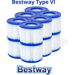 Bestway Lay-Z Spa filter cartridges type VI - 12 filterpatronen voor jacuzzi/spa