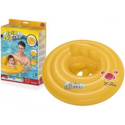 Bestway Swim Safe ABC™ WonderSplash™ Ronde Opblaasbare Babyboot met 3 Ringen 69 cm