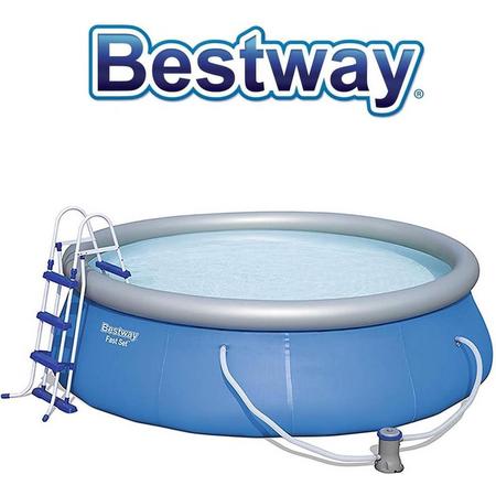 Bestway zwembad - steel pro -  incl toebehoren - 366 x 76 cm