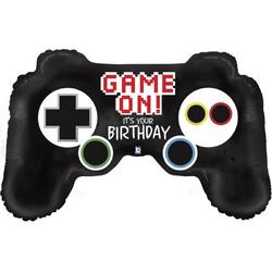 Folieballon - game controller birthday