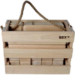 Bex Kubb Viking Original Rubberhout In Houten Kist