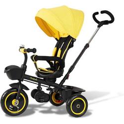  -Peuter driewieler-baby driewieler wandelwagen-Smart Trike Bike-voor peuters Kids wandelwagen-met duwhandvat-3-in-1-voor 1 2 3 4 5 6 jaar oude jongen meisje-geel