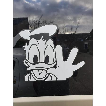 Donald Duck Car auto sticker geschikt voor een Disney fan