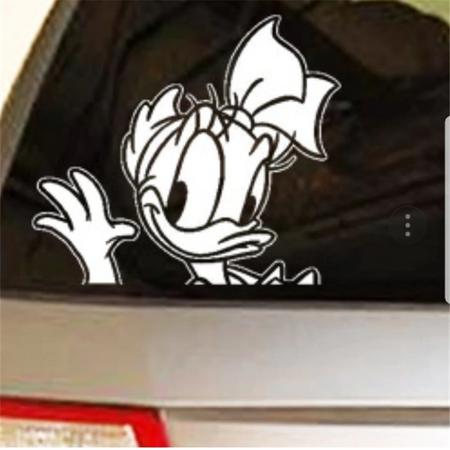 Katrien Duck Car auto sticker geschikt voor een Disney fan