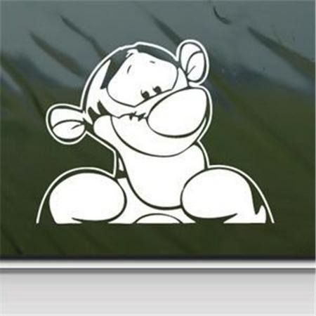 Teigertje Car auto sticker geschikt voor een Disney Winnie the pooh fan