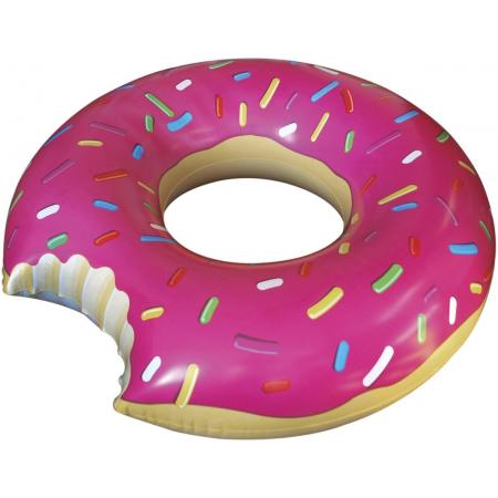 Opblaasbare Roze Donut Zwemband -XXL Opblaasband - Pool Float Ø 1.20 - De originele versie!