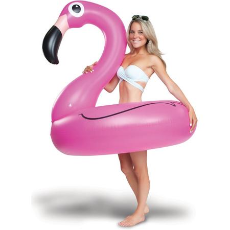 Grote Zwemband Pink Flamingo Pool Float 1.2m