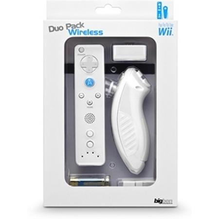 Bigben Draadloze WiiMote Nunchuk Wit Wii