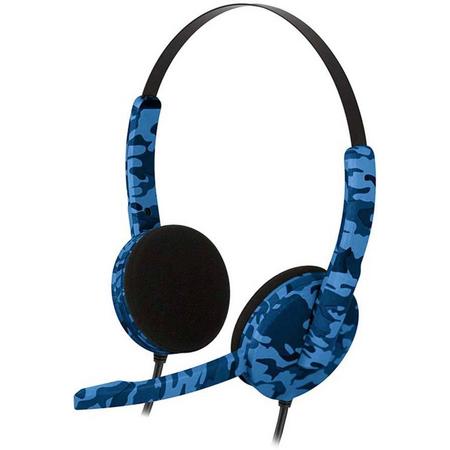 BigBen Stereo Gaming Headset Camouflage Blauw voor PS4