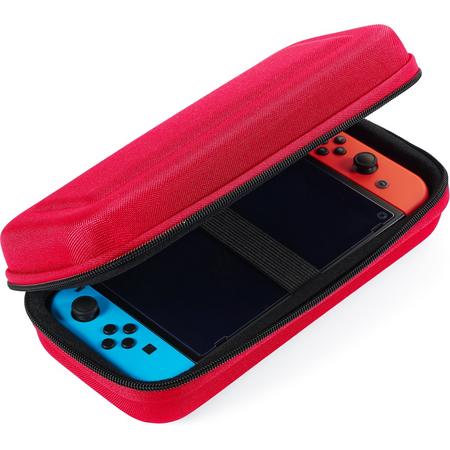 Grote rode beschermhoes voor Nintendo Switch