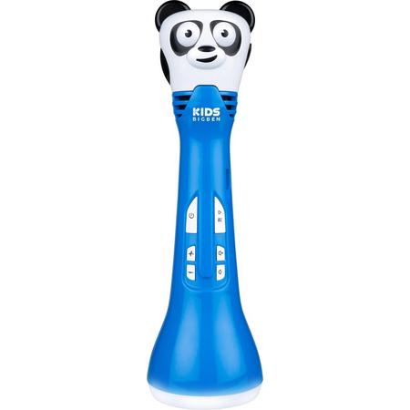 Bigben Karaoke Microfoon met Stemvervormers - Blauw