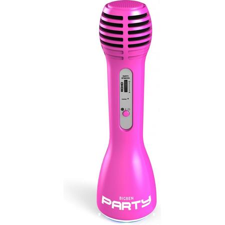 Bigben Party Karaoke Microfoon - Bluetooth - Roze
