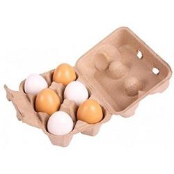 Bigjigs Kartonnen Doosje met Houten Eieren ei hout