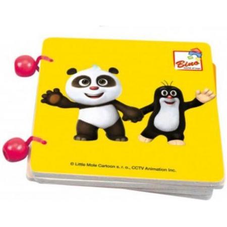 Bino Prentenboek Little Mole & Panda 11 X 2 Cm Hout