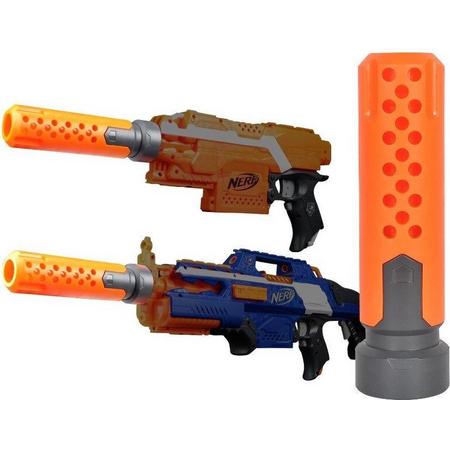 Knaldemper silencer geschikt voor Nerf N-Strike Elite Serie - universeel - attachment- extensie - accessoires