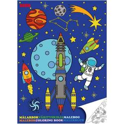 Kinder / jongens kleurboek ruimte / heelal om te kleuren / tekenen met astronauten en ruimtewezens (sint cadeau)