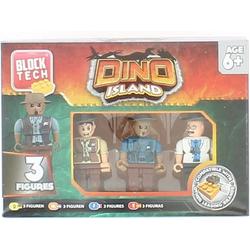 Block Tech Dino Island 3-Pack Figures