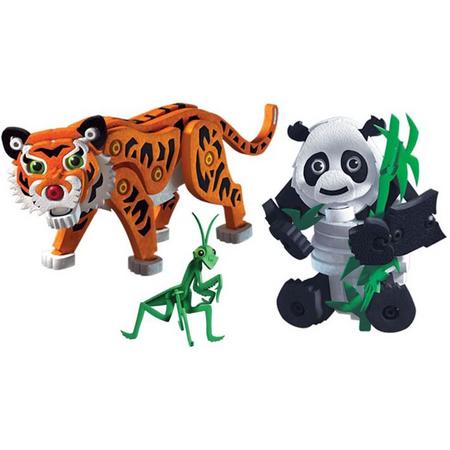 Tijger en Panda 3D puzzel