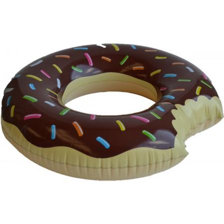 Opblaasbare Donut Zwemring Choco - Ø90cm - Blue Wave