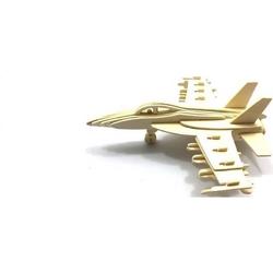 Modelbouw-Bouwpakket -Houten bouwpakket 3D Puzzel Straaljager F-16 Fighting -Modelbouw-Puzzelspel