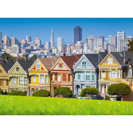 San Francisco, Painted Ladies - Puzzel 3000 stukjes