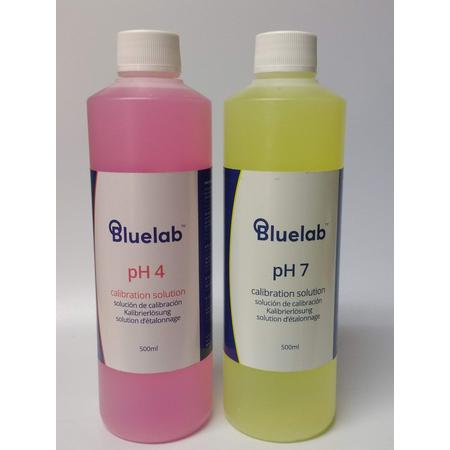 Bluelab ijkvloeistoffen pH 7 en pH 4 - 500 ml