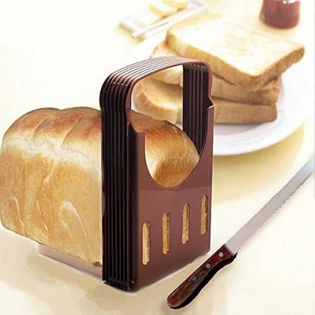 Bluelover Broodsnijder, voor het snijden van sneetjes brood en toast, snijmachine, snijhulp, keukengereedschap