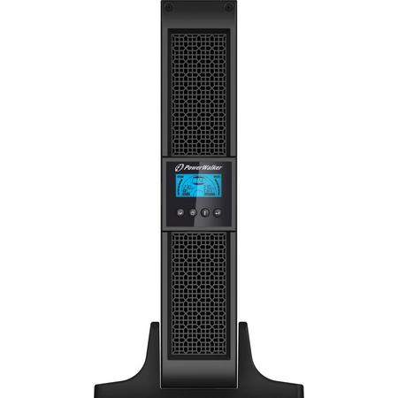 BlueWalker PowerWalker VFI 1000RT LCD Dubbele conversie (online) 1000VA 8AC-uitgang(en) Rackmontage/toren Zwart UPS