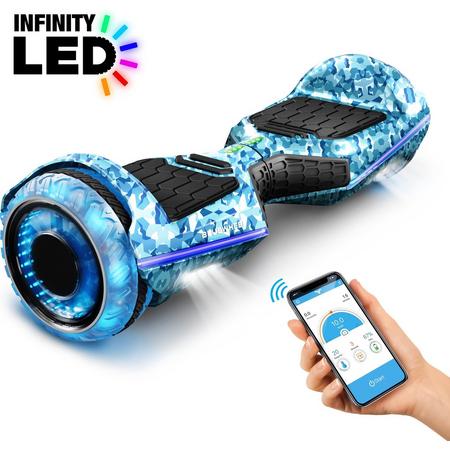 6,5 inch premium hoverboard Bluewheel HX360 - Duits kwaliteitsmerk - veiligheidsmodus voor kinderen - infinity LED-wielen & app