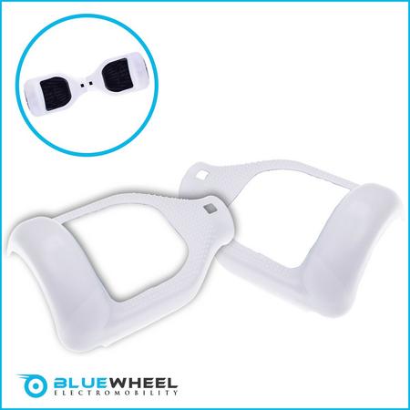 Bluewheel siliconen beschermhoes - voor 6,5 inch hoverboards en self balance scooters-wit