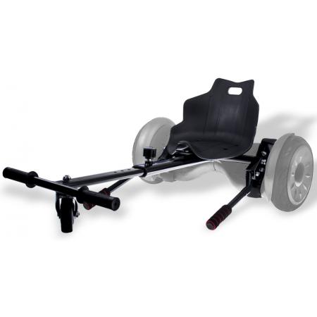 Bluewheel zitscooter HK200, kart-stoel voor 6, 5-10” hoverboard, elektrische kart, e-kart, elektrische go-kart, stoelbevestiging, kuipstoel en ombouwset, aanpasbaar stalen frame