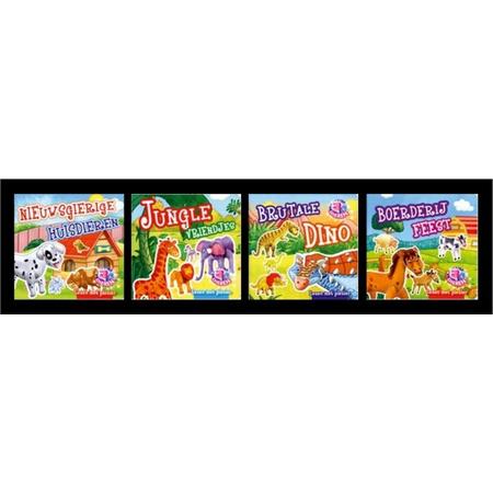 3D Puzzels - Boek - Boeken - Babyboek - Baby boek - Voorleesboek - Dieren - 3D vormen - Puzzelen - Puzzels - Voorlezen - Lezen - Baby - Peuter - Kleuter - Kinderboek - Kinderen - Dieren - Huisdieren - Leesplezier - Cadeau - Dierenboek