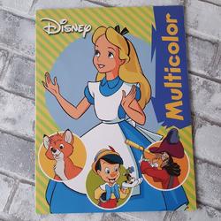Kleurboek, Multicolor, Disney, Alice, Pinokkio, Frey, Kapitein haak