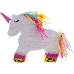 Pinata Eenhoorn - Verjaardag benodigdheden - Verjaardag artikelen - Verjaardag versiering accessoires - Feest Piñata Unicorn Wit