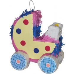 Pinata Gender Reveal - Kinderwagen - Gender Reveal versiering - Gender Reveal Decoratie - Gender Reveal Cadeau - Piñata Kinderwagen