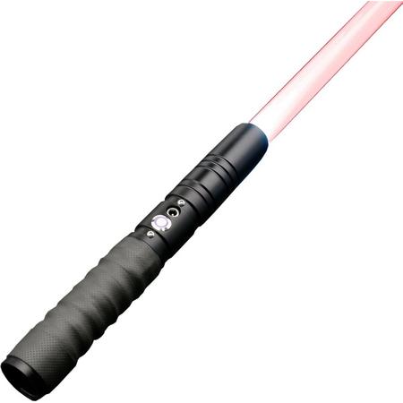 Bolture Lightsaber - Lichtzwaard - Met Licht en Geluid - Star Wars - Zwart Handvat - 12 Kleuren - 5 Geluiden - Rood