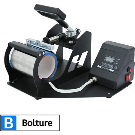 Bolture Mokkenpers - Sublimatie Printer - Heat Press Machine - Drukpers - Warmte Pers - Hittepers - 350W