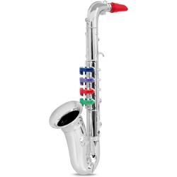 Bontempi Saxofoon 4 Toetsen Zilver 37 Cm