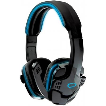 Gaming Headset met Microfoon PS4, PC, Windows, Mobile, Xbox One – Wired met Volumeregeling– Blauw/Zwart