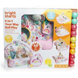 Bright Starts - Bright Starts - Baby Speelmat / Jouw Weg Ballengym & Ballenkuil 7 Speelgoed Regenboog Tropics