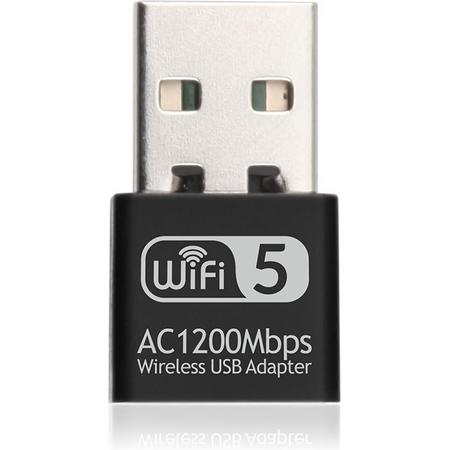 Wifi adapter USB - Dual band - 1200Mbps - Realtek chip - 2.4GHz & 5Ghz