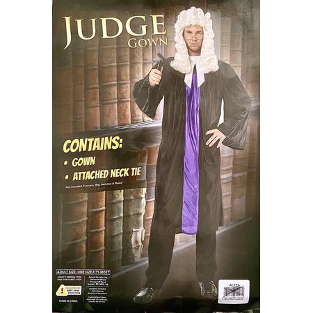 Verkleed pak Judge Gown rechter One size fits most