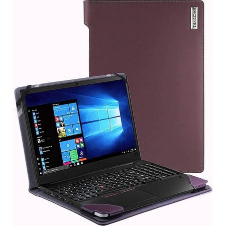 Broonel Profile Series - Paars luxe laptoptas - laptophoes voor de ASUS Chromebook C523NA-A20033 Laptop 15