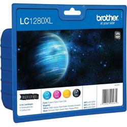 Brother LC-1280XLVALBP - Inktcartridge / Zwart / Geel / Magenta / Cyaan / Hoge Capaciteit