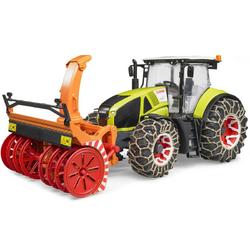   03017 - Claas Axion 950 tractor met sneeuwkettingen en sneeuwblazer