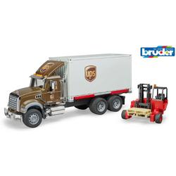Vrachtwagen MACK UPS Met Heftruck