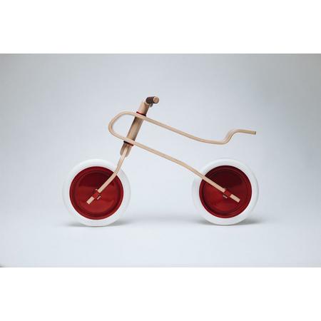 BrumBrum Balanc Bike - Oak, Candy Apple Red