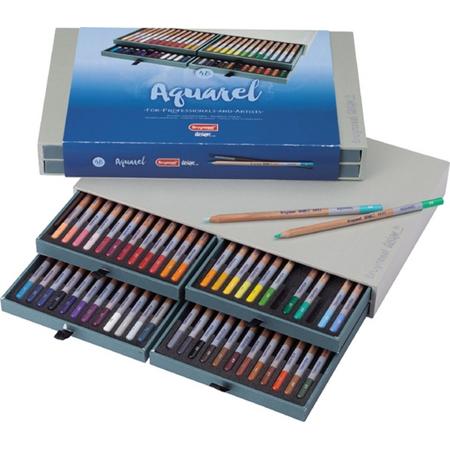 Design Aquarel box 48 aquarelpotloden met penseel