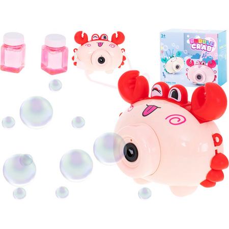 Bellenblaas speelgoed - Muzikale Krab Met Muziekjes En Zeepbellen - Zeepbellen inbegrepen - Zeepbel Krab - Bubble Crab - Badspeelgoed - Badspeeltjes - Zeepbel speelgoed - Rood