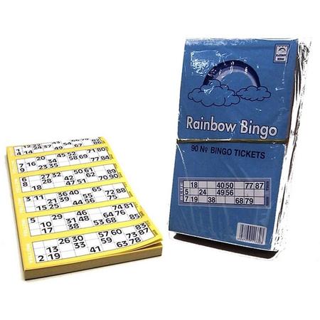 Buffalo Bingo - Lotto & Kien kaarten - nummers 1-90 - 100 vellen